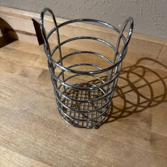 Silver Utensil Holder - Picture 2 of 4